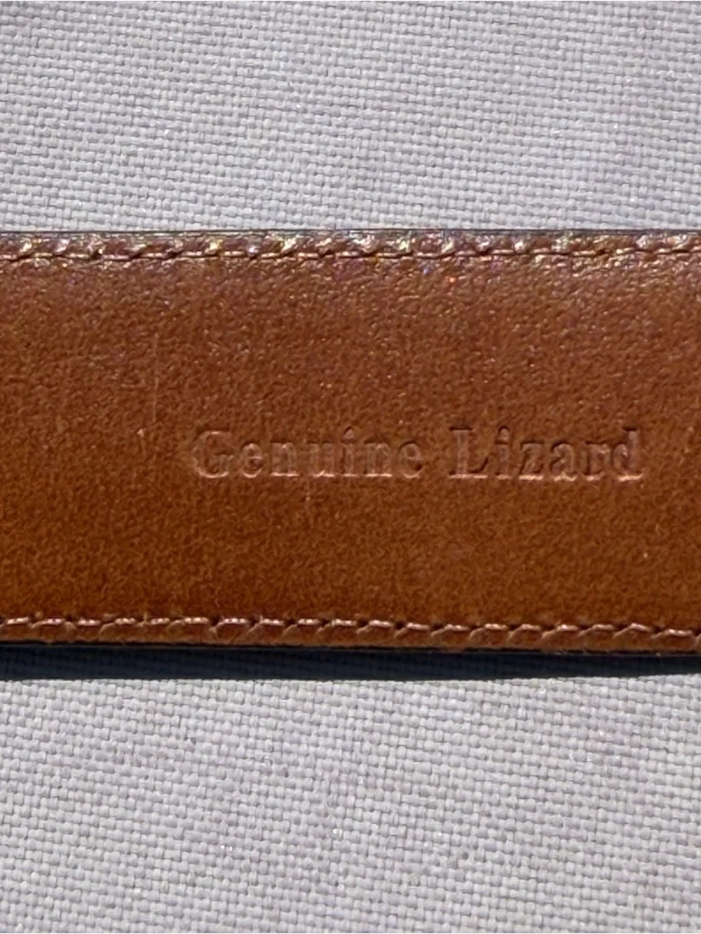 Vintage Ralph Lauren Genuine Lizard Belt Men’s/Unisex Size 36